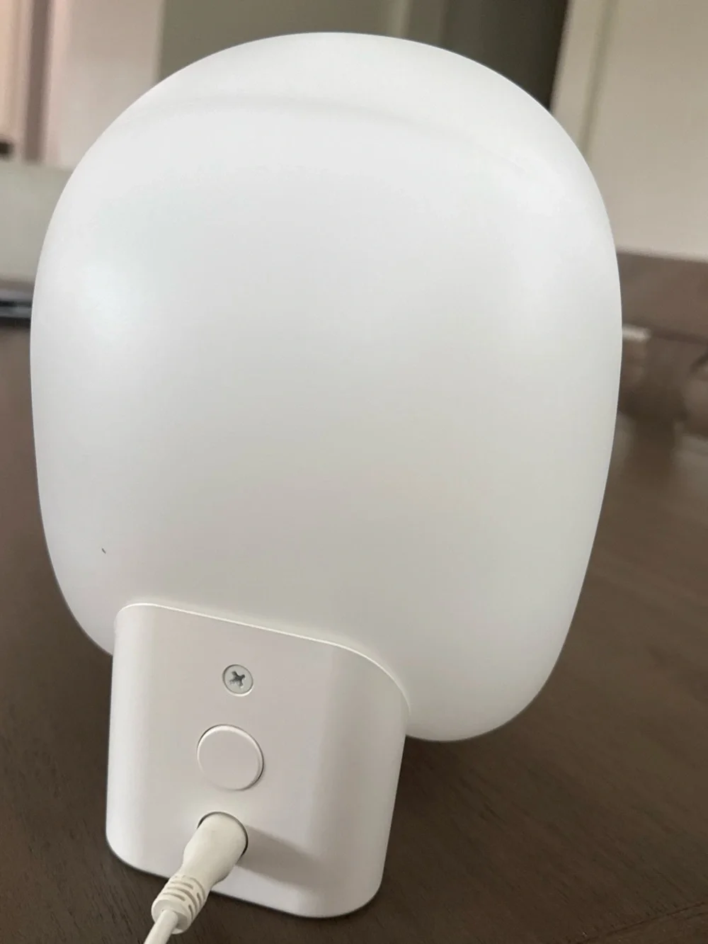 IKEA White Frosted LED Color Changing Lamp